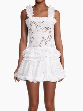 Waimari alfresco mini dress - white